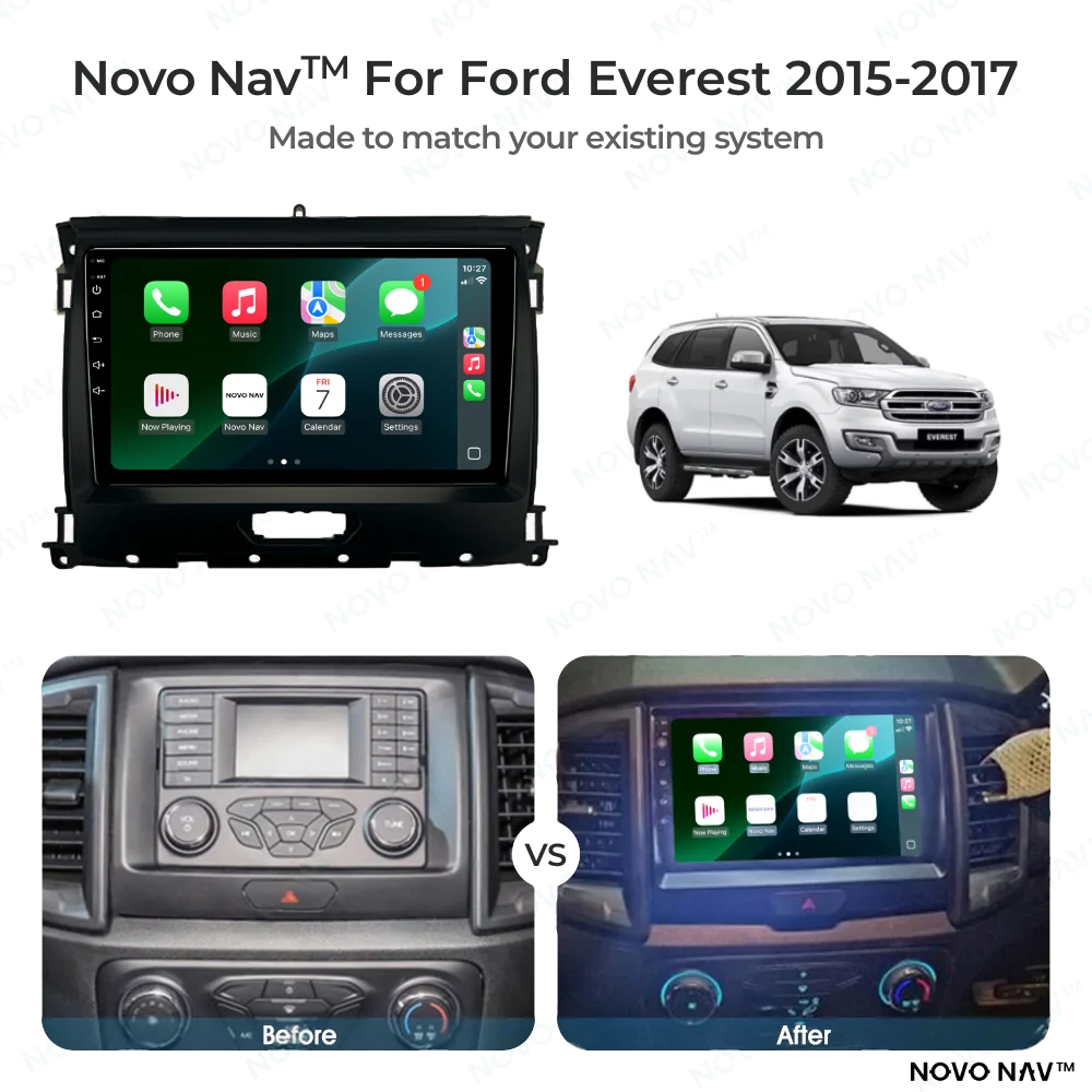 Ford Everest 2015-2017 CarPlay and Android Auto Upgrade Kit