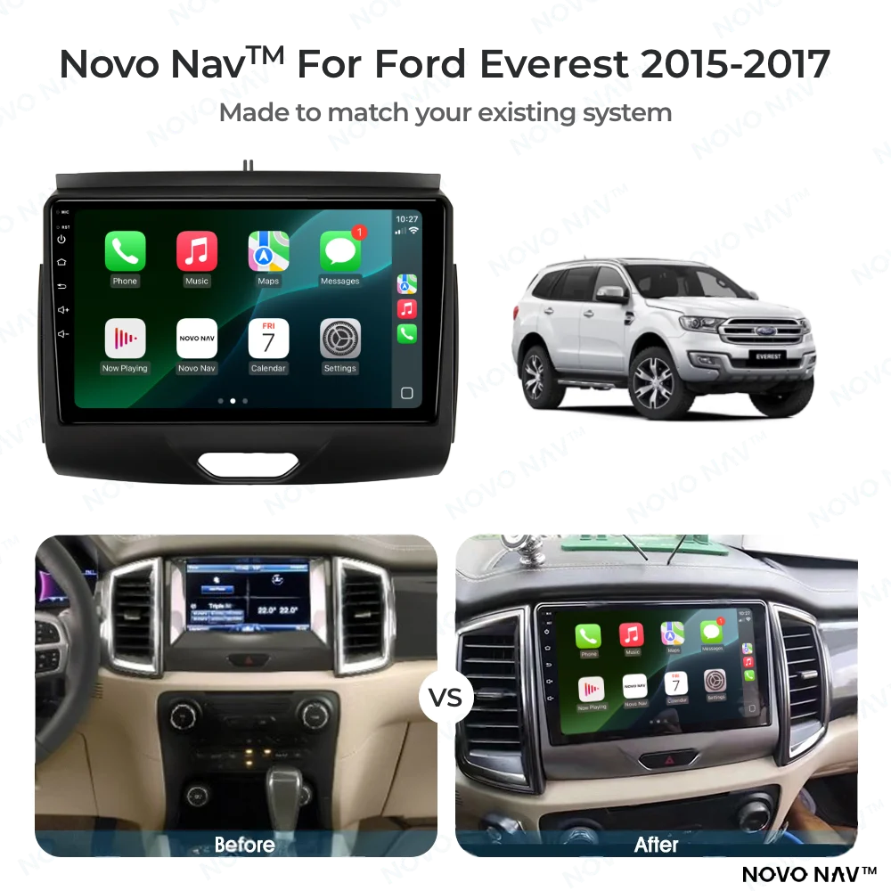 Ford Everest 2015-2017 CarPlay and Android Auto Upgrade Kit
