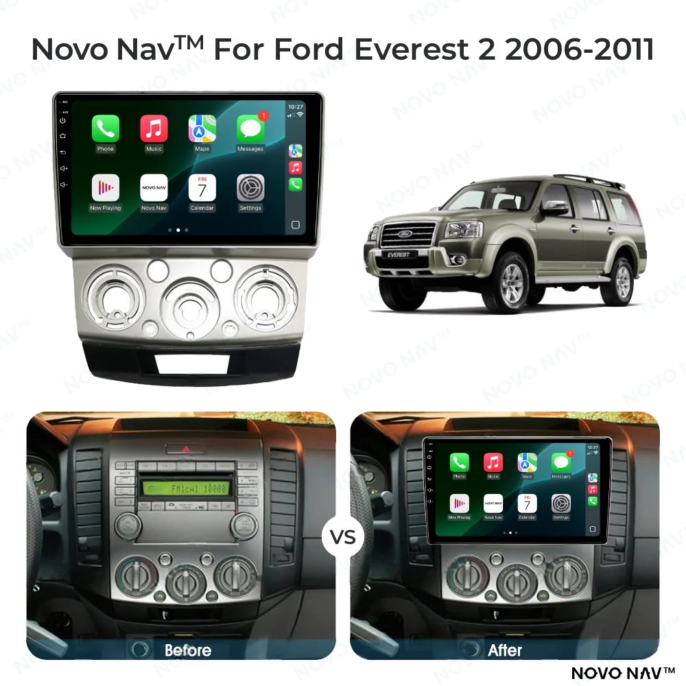 Ford Everest 2006-2011 CarPlay and Android Auto Upgrade Kit