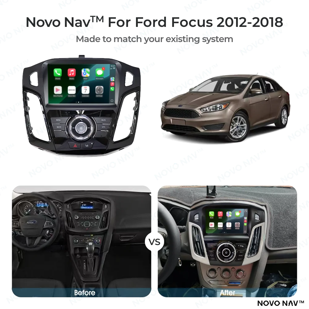 Ford Focus 2012-2018 CarPlay and Android Auto Upgrade Kit