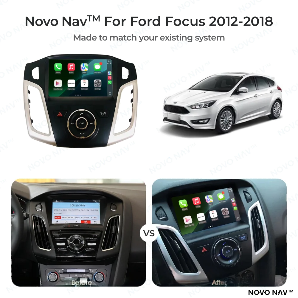 Ford Focus 2012-2018 CarPlay and Android Auto Upgrade Kit