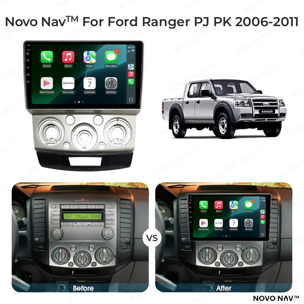Ford Ranger 2006-2011 CarPlay and Android Auto Upgrade Kit