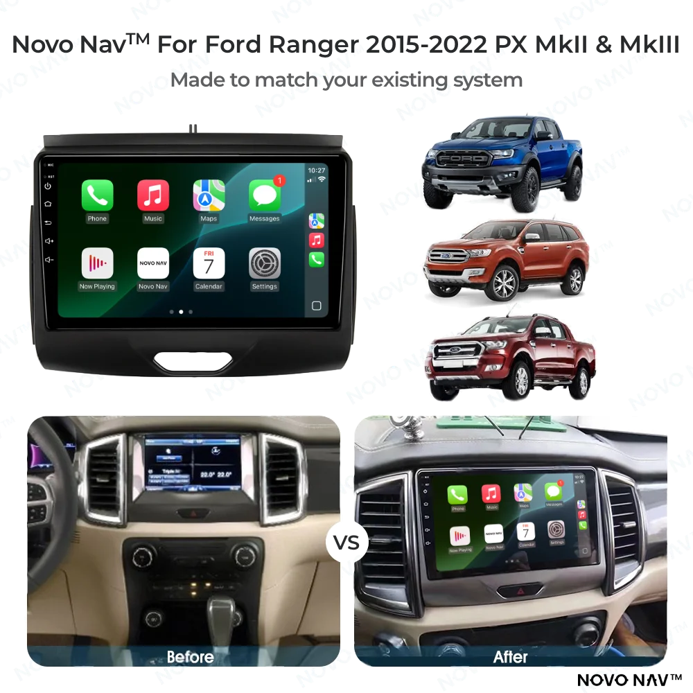 Ford Ranger 2015-2022 CarPlay and Android Auto Upgrade Kit