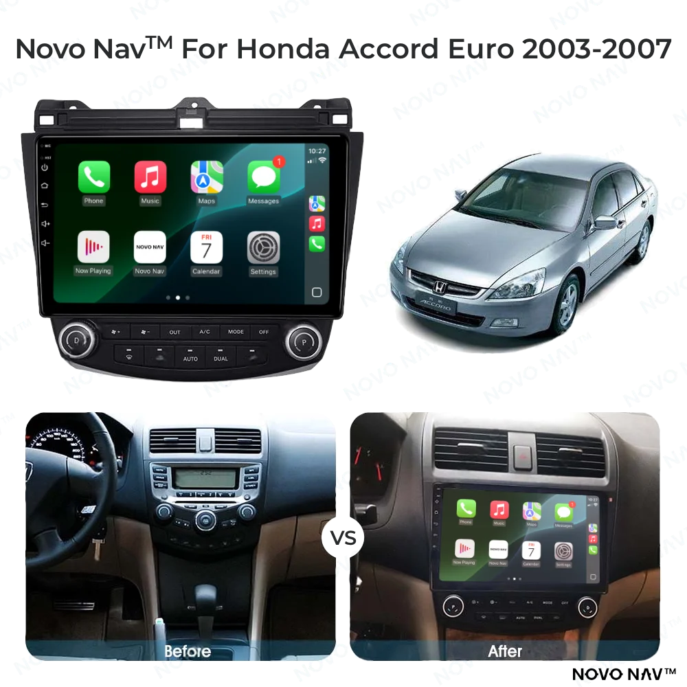 Honda Accord Euro 2003-2007 CarPlay and Android Auto Upgrade Kit