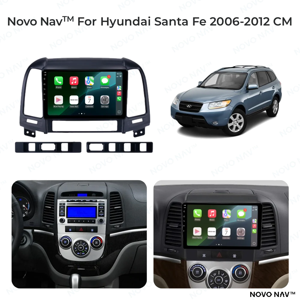 Hyundai Santa Fe 2006-2012 CarPlay and Android Auto Upgrade Kit