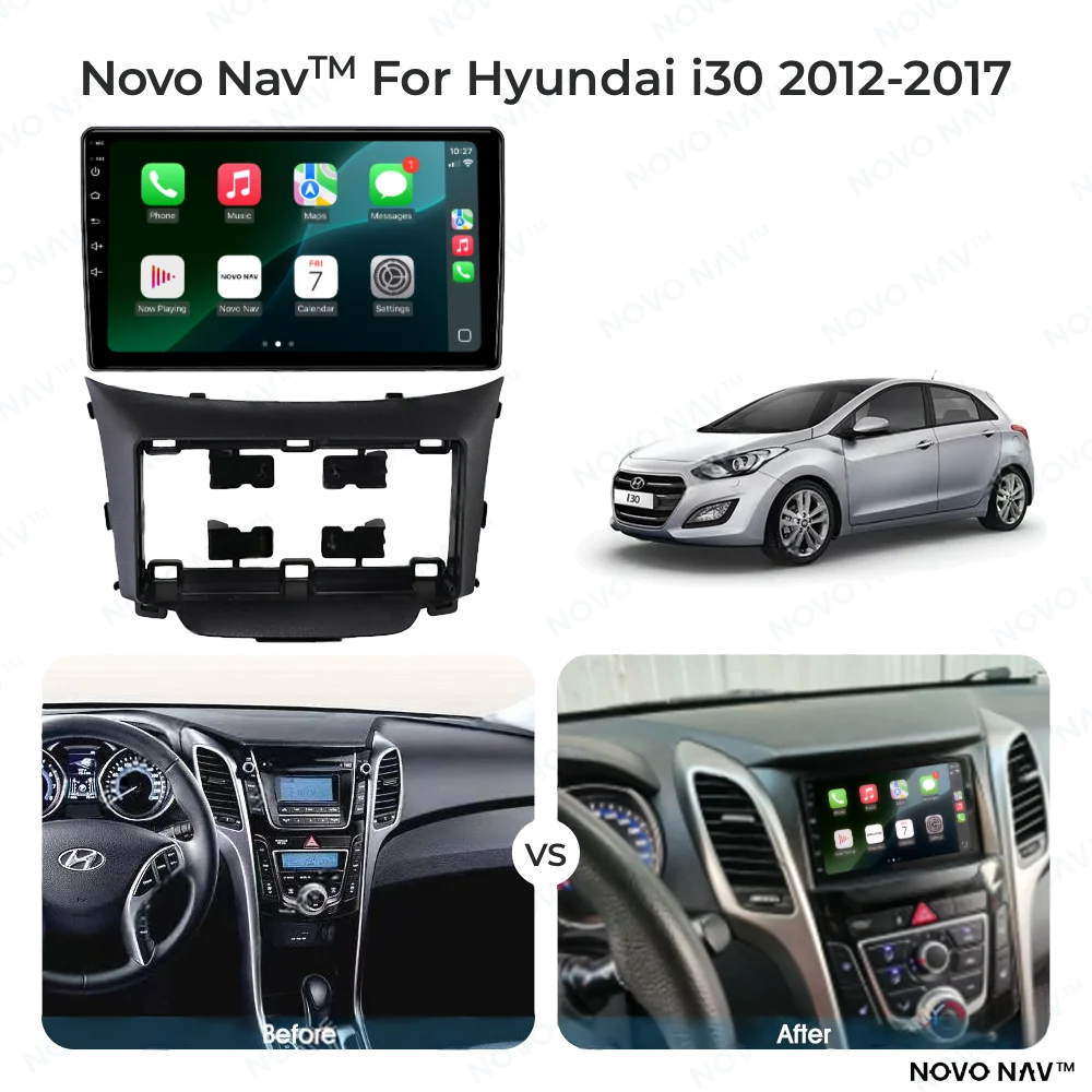 Hyundai i30 2012-2017 CarPlay and Android Auto Upgrade Kit