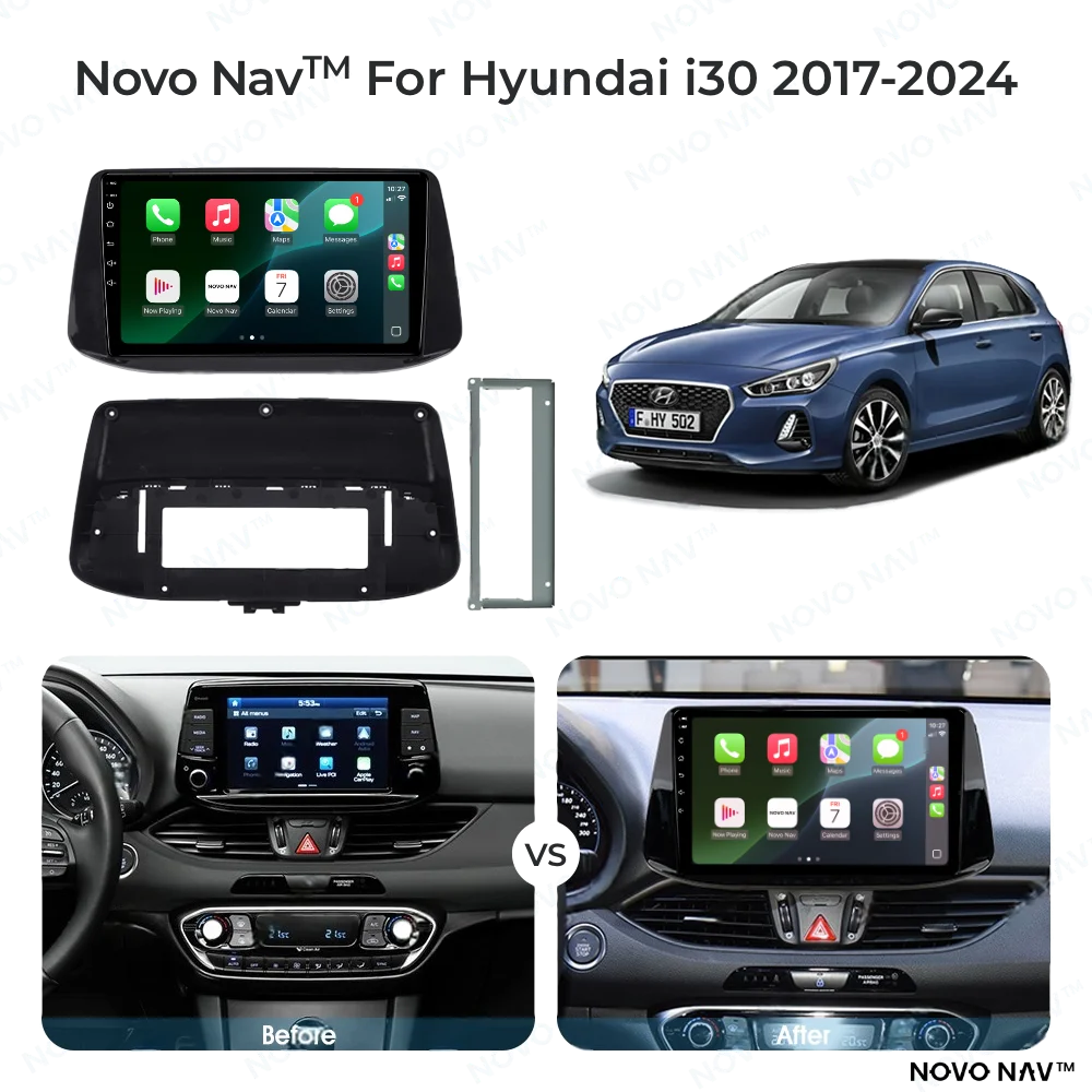 Hyundai i30 2017-2024 CarPlay and Android Auto Upgrade Kit