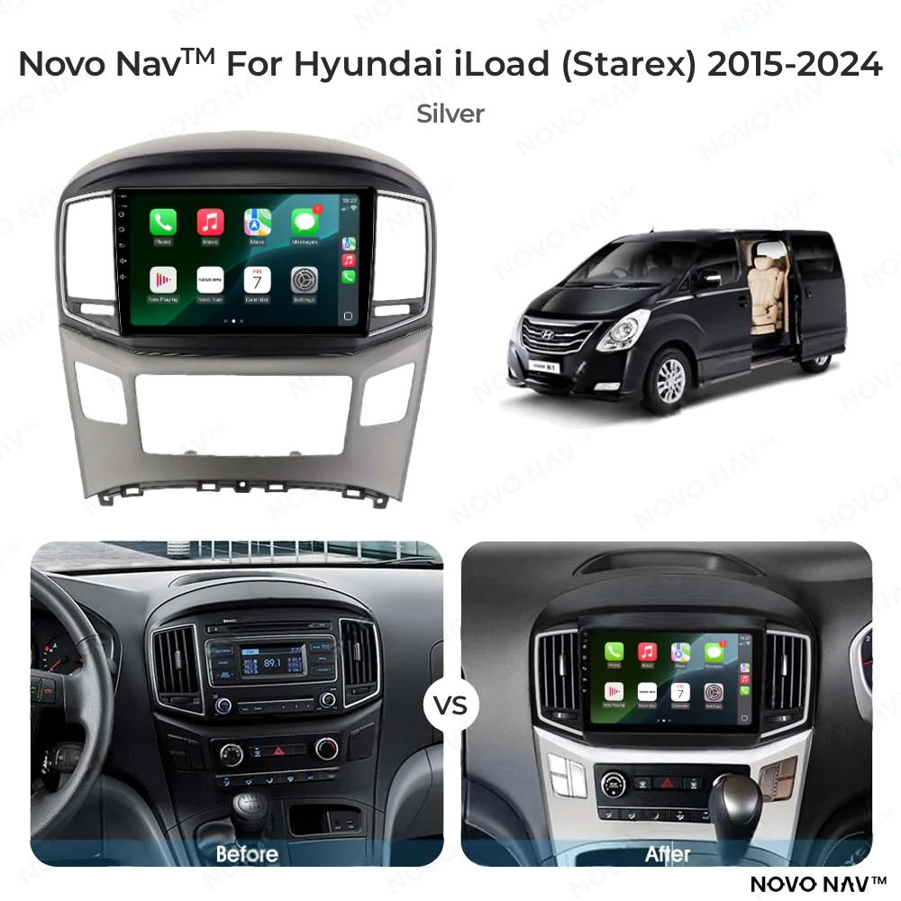 Hyundai Starex 2015-2024 CarPlay and Android Auto Upgrade Kit