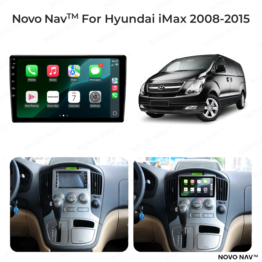 Hyundai iMax 2008-2015 CarPlay and Android Auto Upgrade Kit