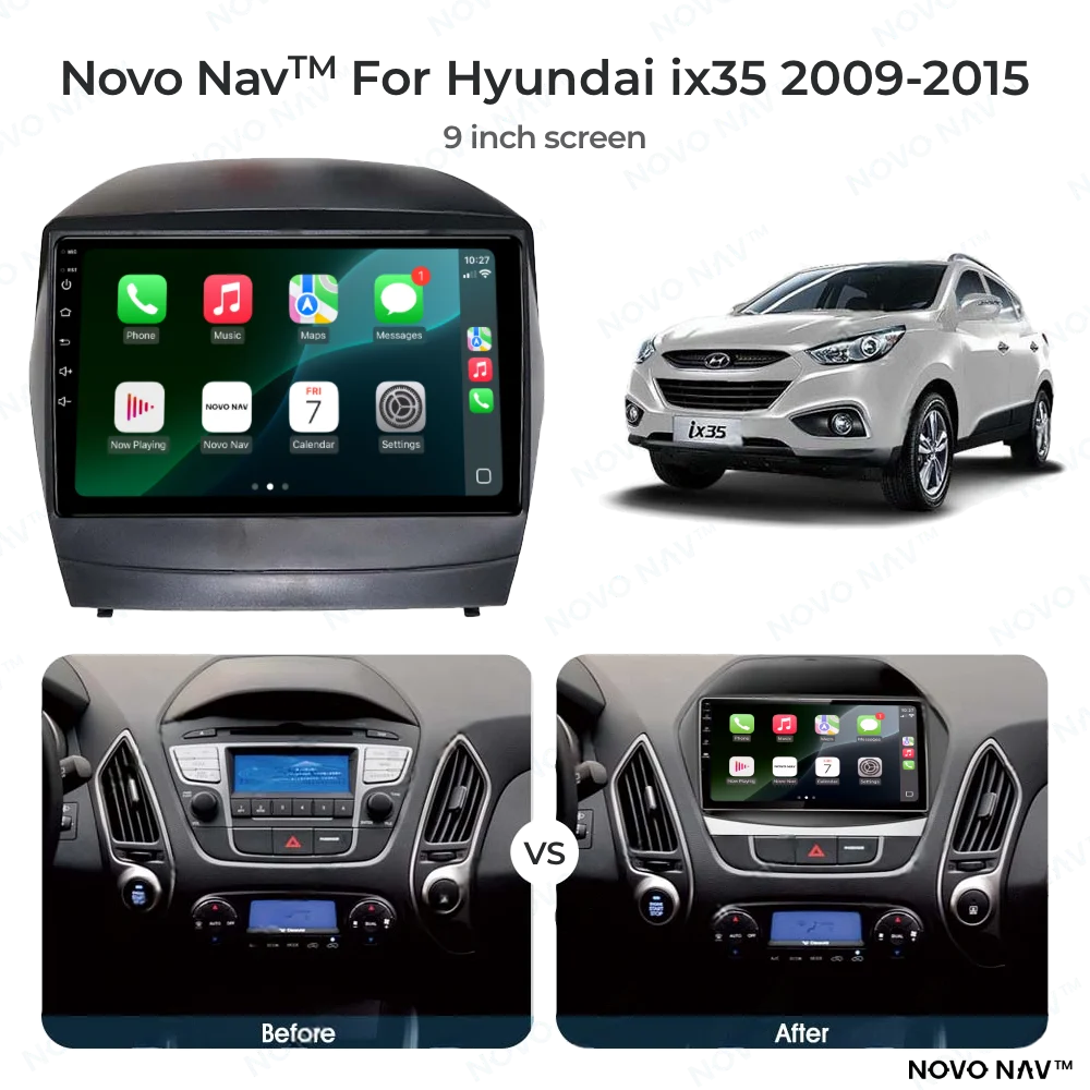 Hyundai ix35 2009-2015 CarPlay and Android Auto Upgrade Kit