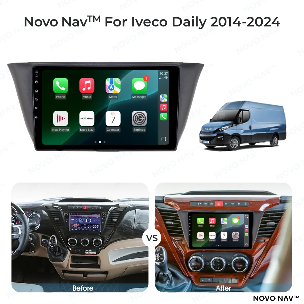 Iveco Daily 2014-2024 CarPlay and Android Auto Upgrade Kit