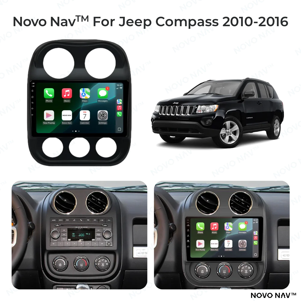 Jeep Compass 2010-2016 CarPlay and Android Auto Upgrade Kit