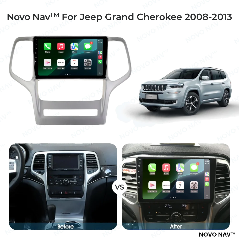Jeep Grand Cherokee 2008-2013 CarPlay and Android Auto Upgrade Kit