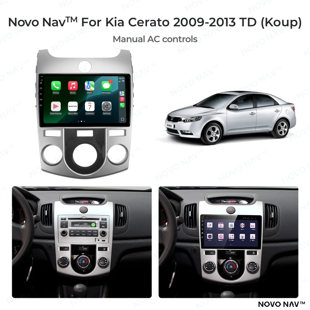 Kia Cerato Koup 2009-2013 CarPlay and Android Auto Upgrade Kit