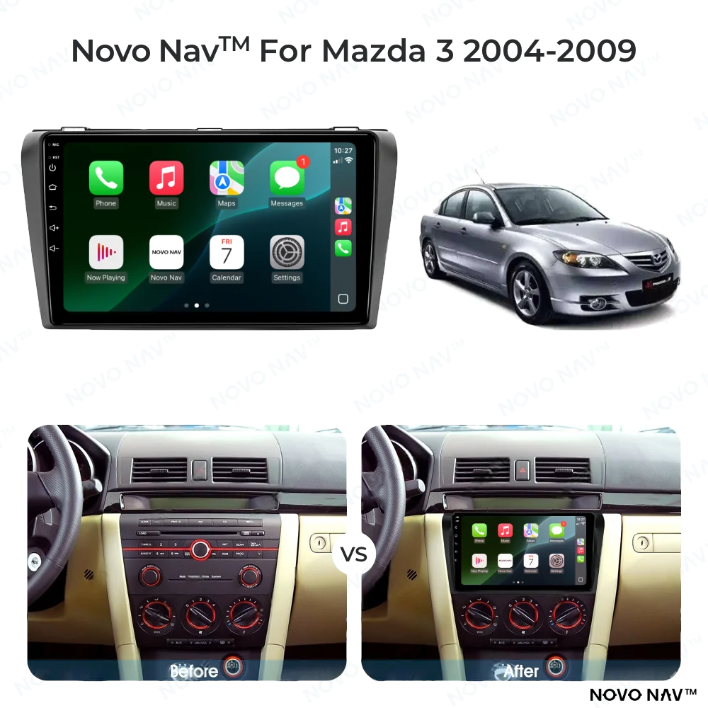 Mazda 3 2004-2009 CarPlay and Android Auto Upgrade Kit