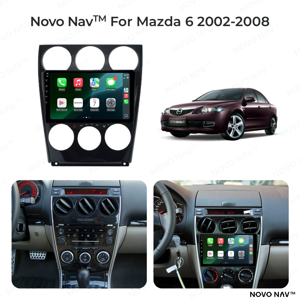 Mazda 6 2002-2008 CarPlay and Android Auto Upgrade Kit