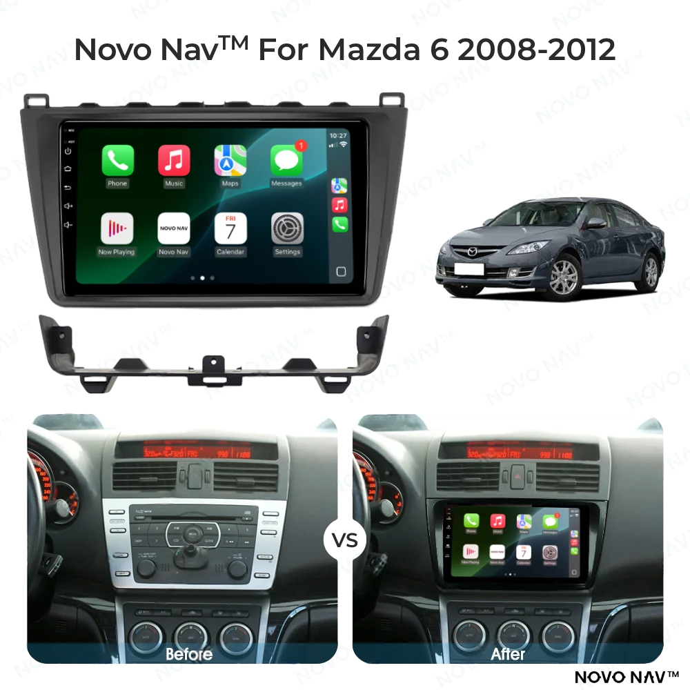 Mazda 6 2008-2012 CarPlay and Android Auto Upgrade Kit