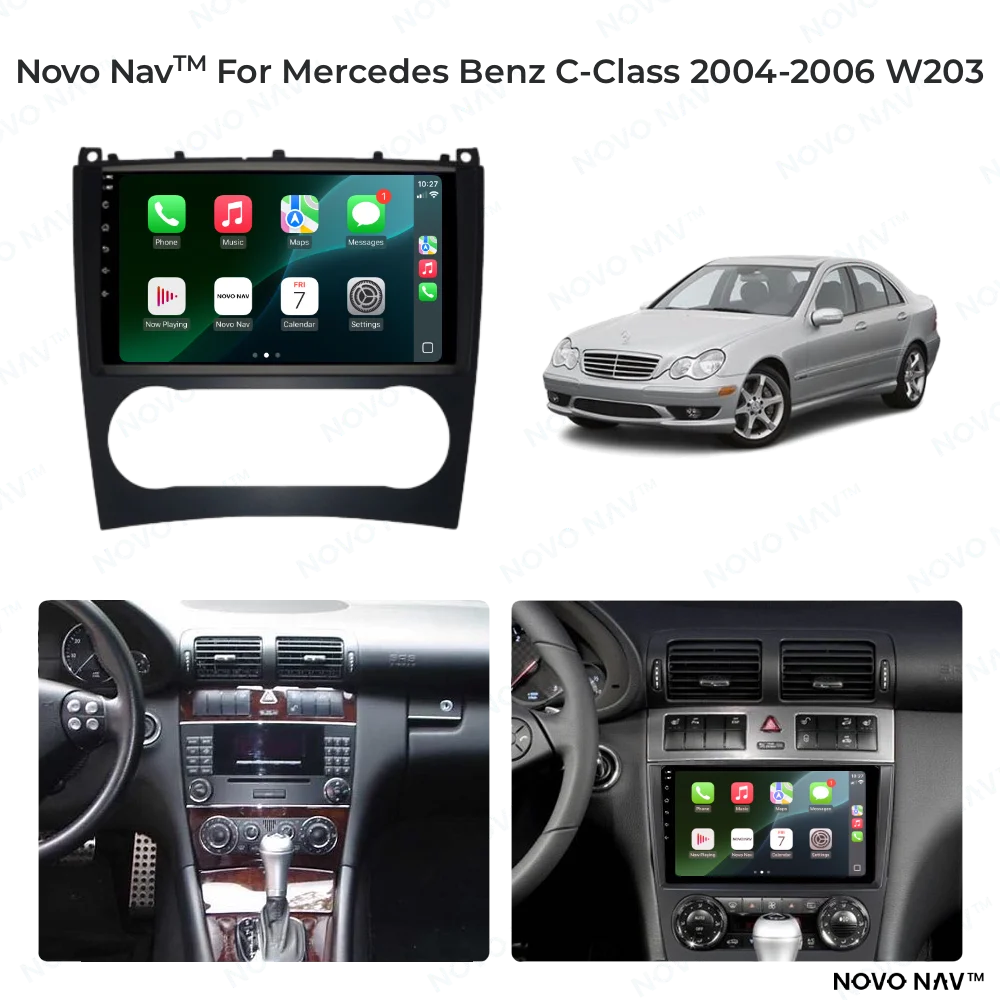 Mercedes Benz C-Class 2004-2006 W203 CarPlay and Android Auto Upgrade Kit