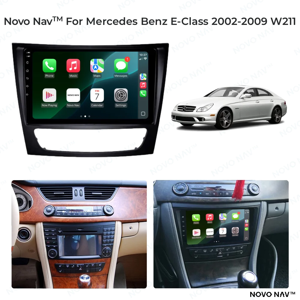 Mercedes Benz E-Class 2002-2009 W211 CarPlay and Android Auto Upgrade Kit