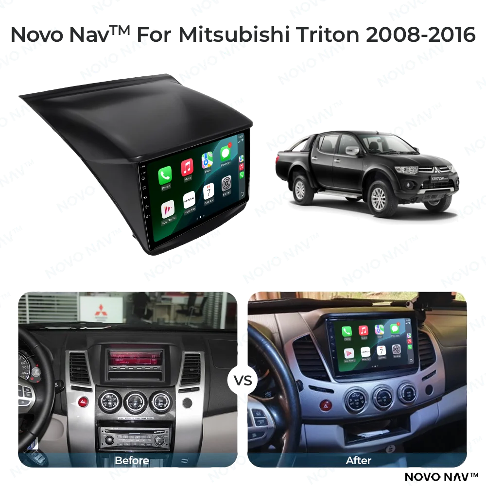 Mitsubishi Triton 2008-2016 CarPlay and Android Auto Upgrade Kit