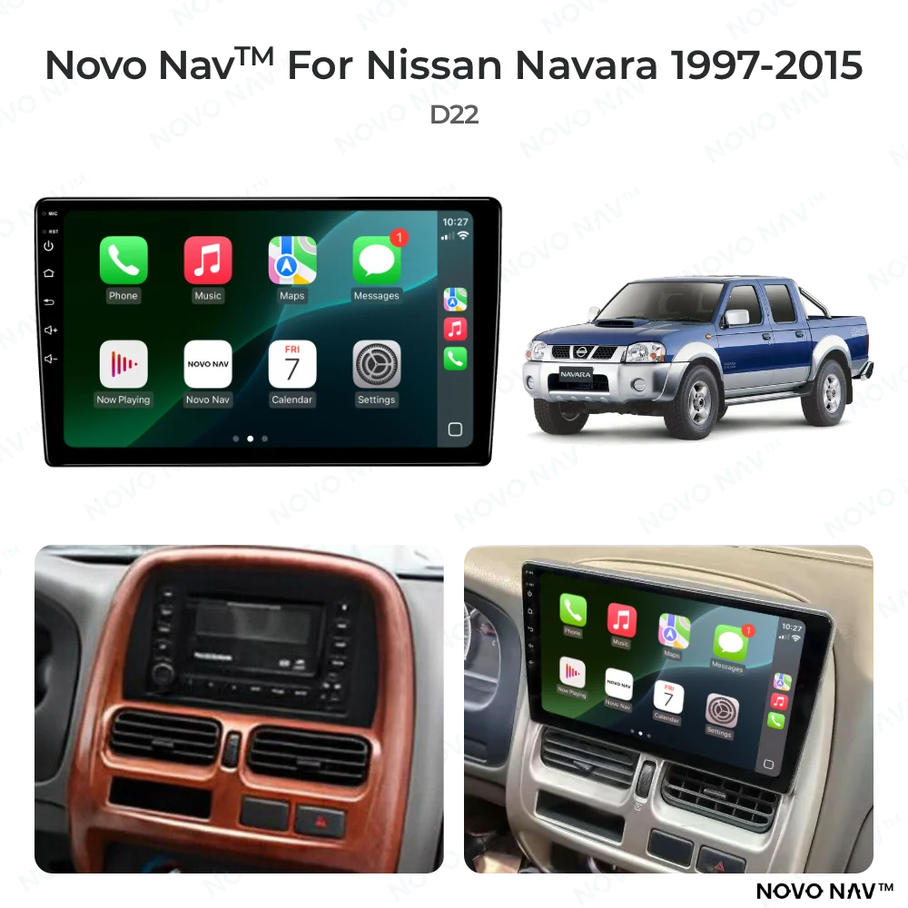 Nissan Navara 1997-2015 CarPlay and Android Auto Upgrade Kit