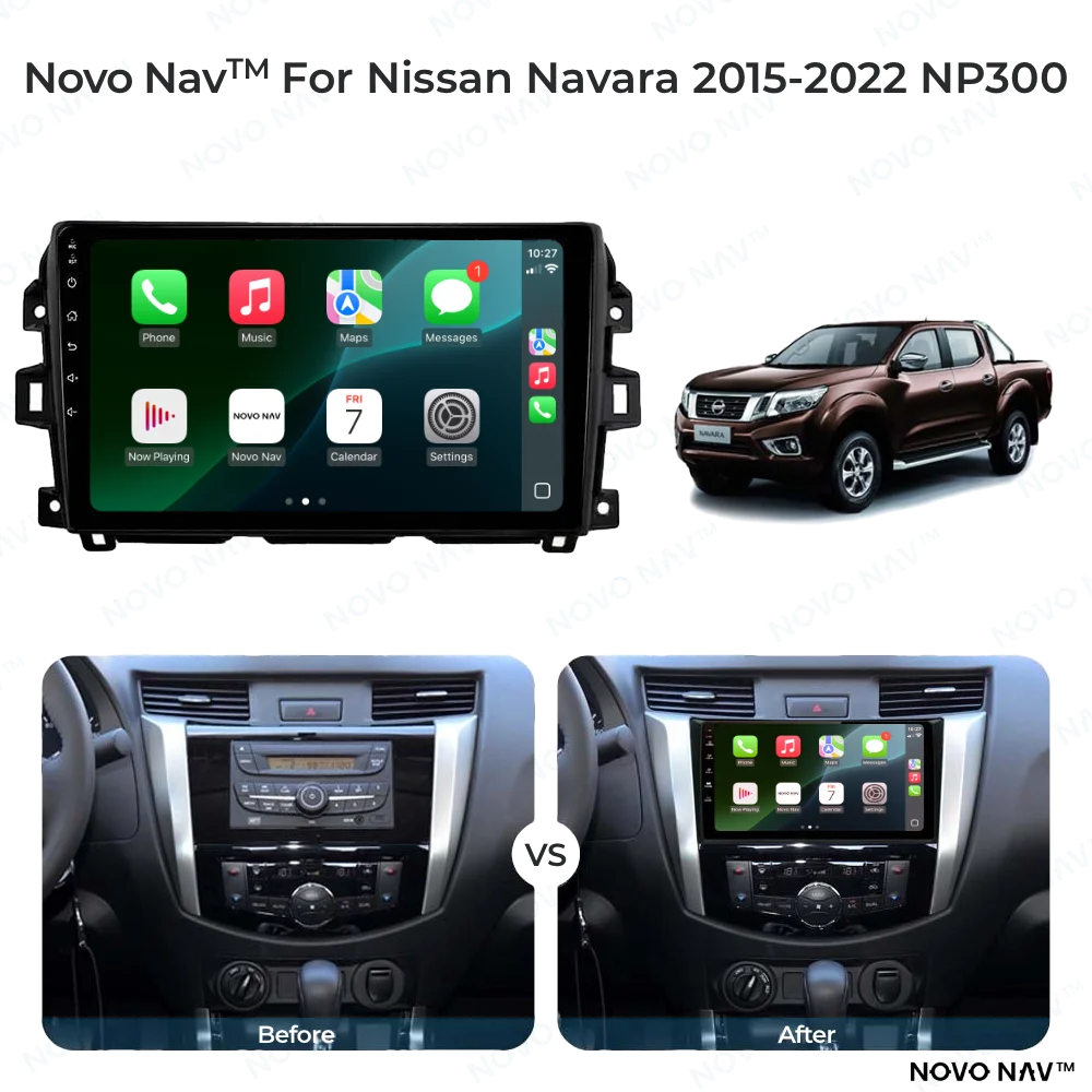 Nissan Navara 2015-2022 CarPlay and Android Auto Upgrade Kit
