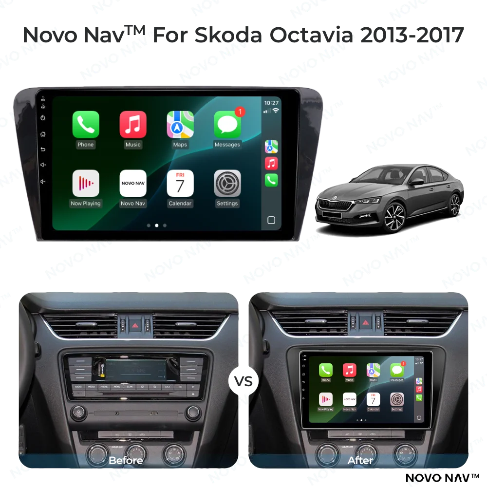 Skoda Octavia 2013-2017 CarPlay and Android Auto Upgrade Kit