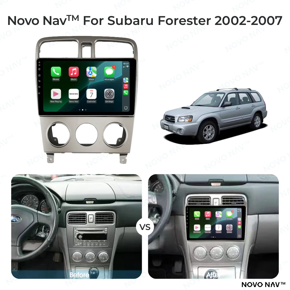 Subaru Forester 2002-2007 CarPlay and Android Auto Upgrade Kit
