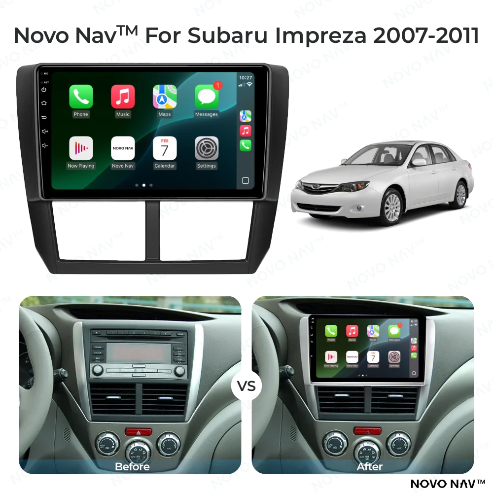Subaru Impreza 2007-2011 CarPlay and Android Auto Upgrade Kit
