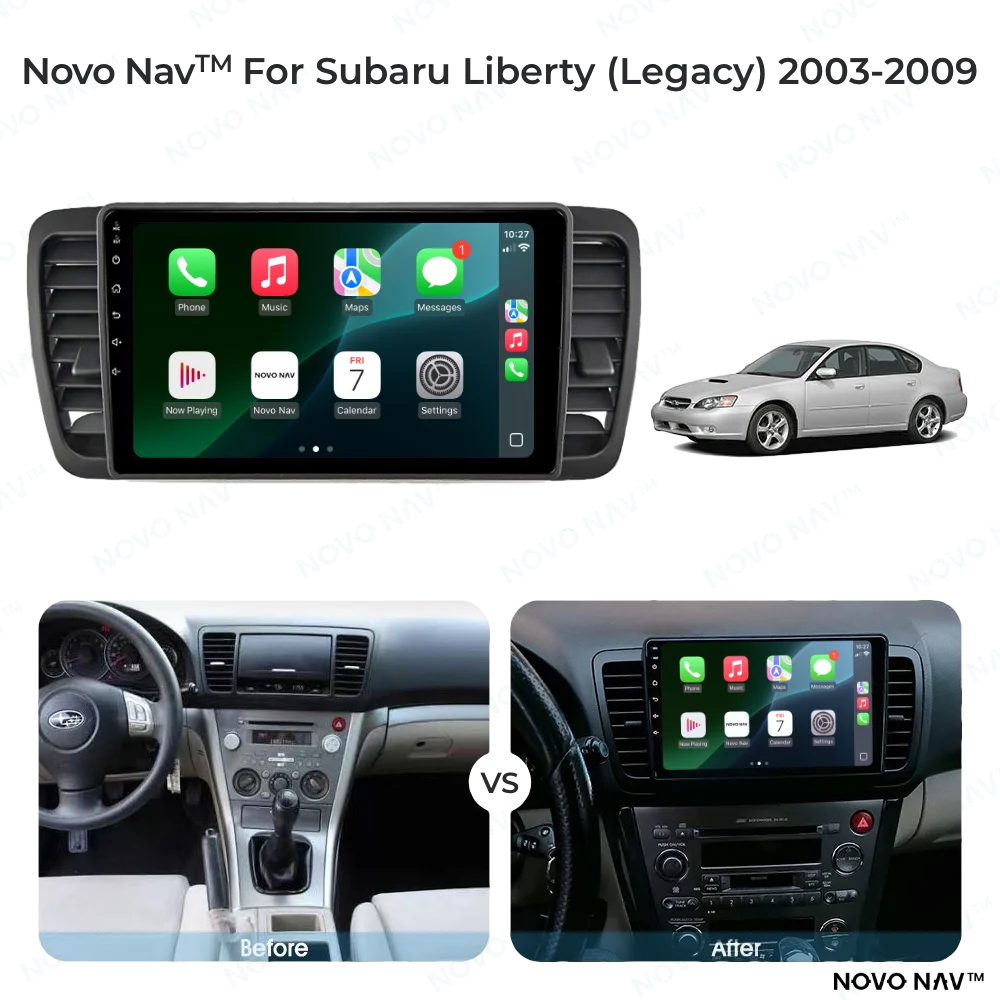 Subaru Legacy 2003-2009 CarPlay and Android Auto Upgrade Kit