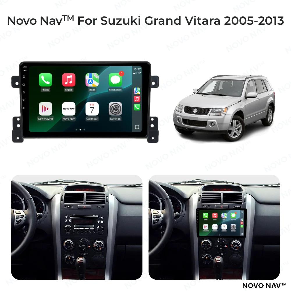 Suzuki Grand Vitara 2005-2013 CarPlay and Android Auto Upgrade Kit
