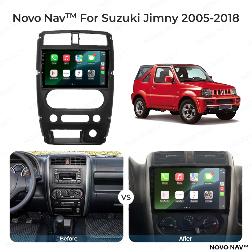 Suzuki Jimny 2005-2018 CarPlay and Android Auto Upgrade Kit