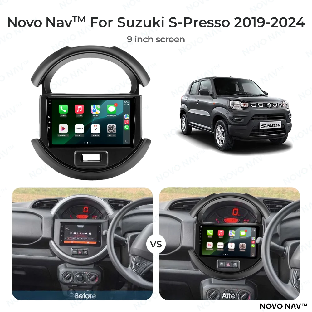 Suzuki S-Presso 2019-2024 CarPlay and Android Auto Upgrade Kit