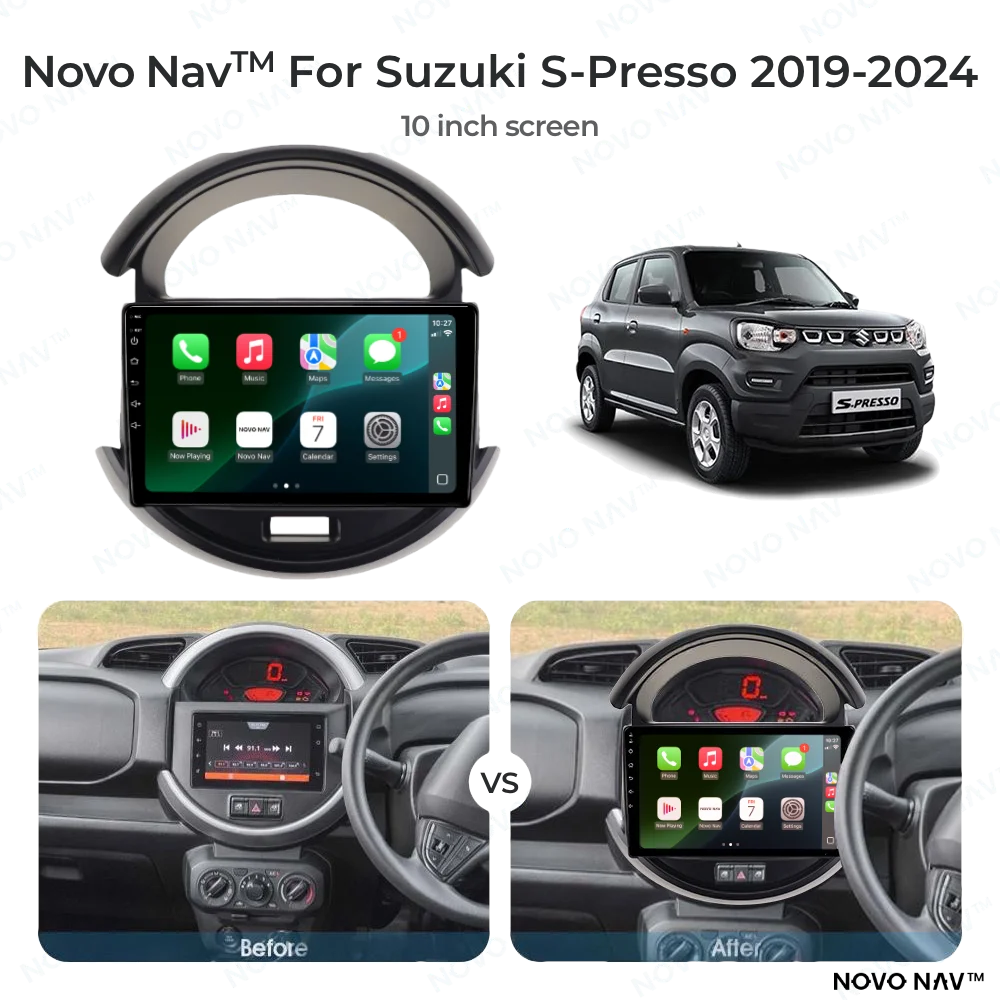 Suzuki S-Presso 2019-2024 CarPlay and Android Auto Upgrade Kit