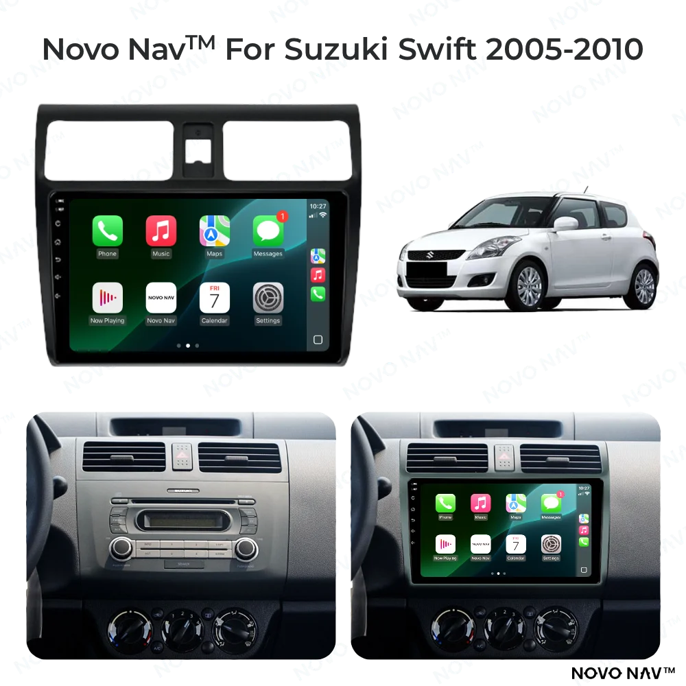 Suzuki Swift 2005-2010 CarPlay and Android Auto Upgrade Kit