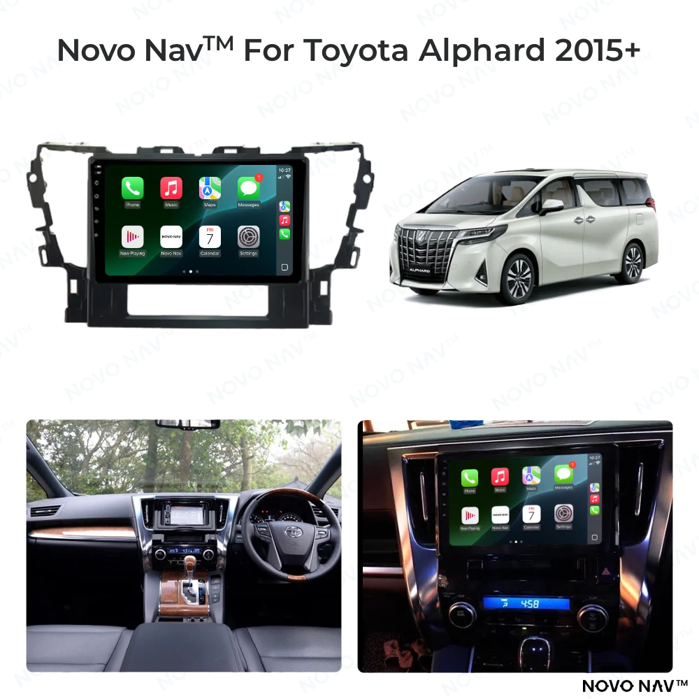 Toyota Alphard 2015-2025 CarPlay and Android Auto Upgrade Kit