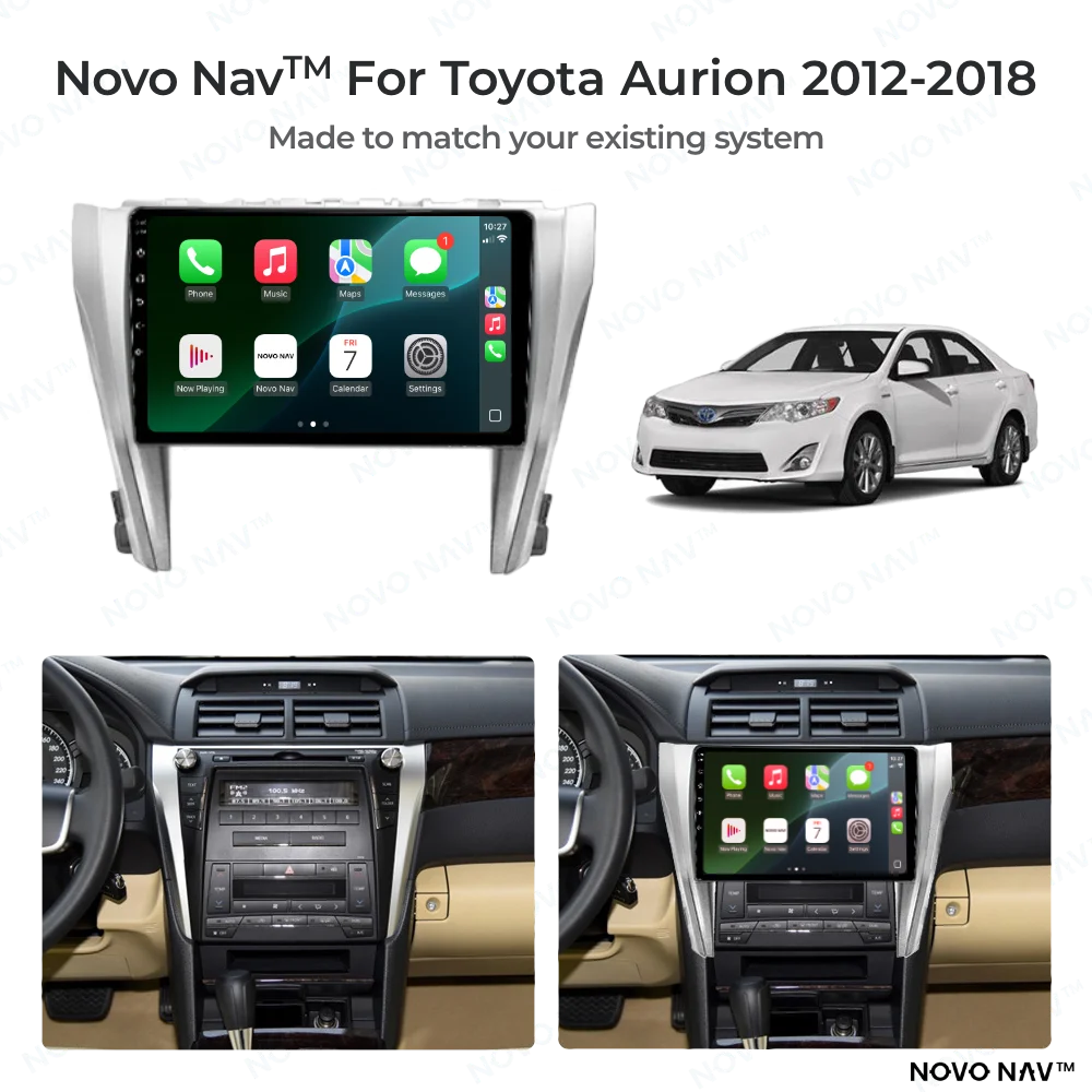 Toyota Aurion 2012-2018 CarPlay and Android Auto Upgrade Kit