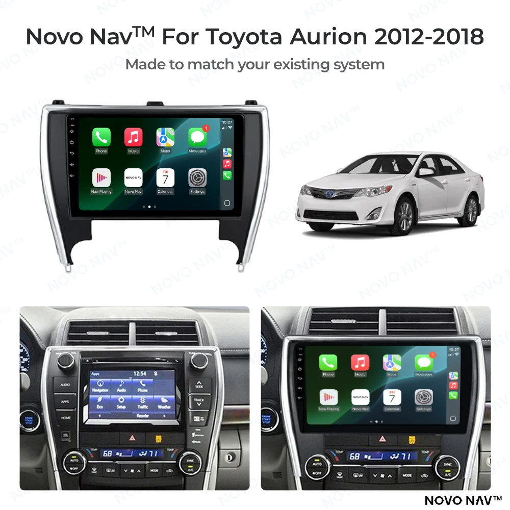 Toyota Aurion 2012-2018 CarPlay and Android Auto Upgrade Kit