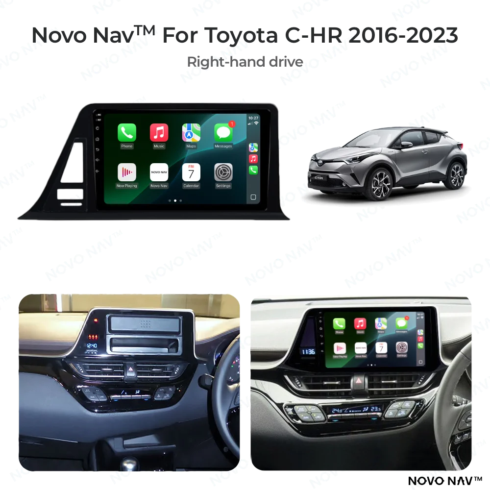Toyota C-HR 2016-2023 CarPlay and Android Auto Upgrade Kit