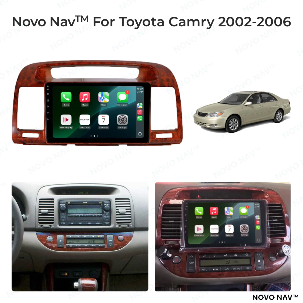 Toyota Camry 2002-2006 CarPlay and Android Auto Upgrade Kit