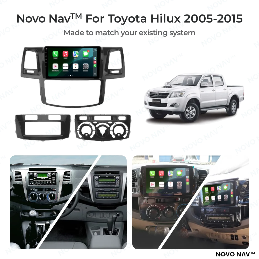 Toyota Hilux 2005-2015 CarPlay and Android Auto Upgrade Kit