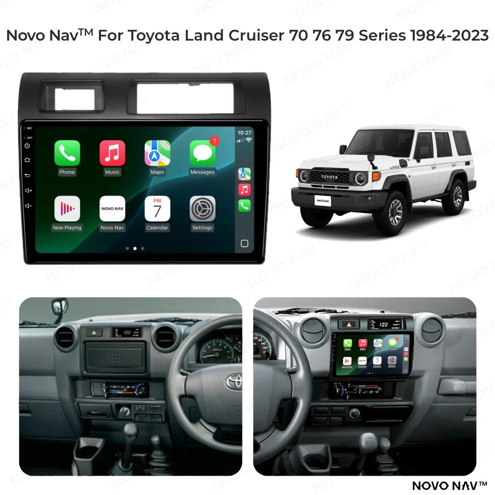 Toyota Land Cruiser 70 76 79 Series 1984-2023 CarPlay and Android Auto Upgrade Kit