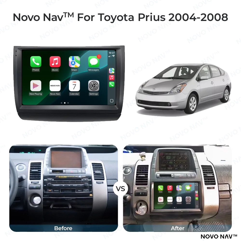 Toyota Prius 2004-2008 CarPlay and Android Auto Upgrade Kit