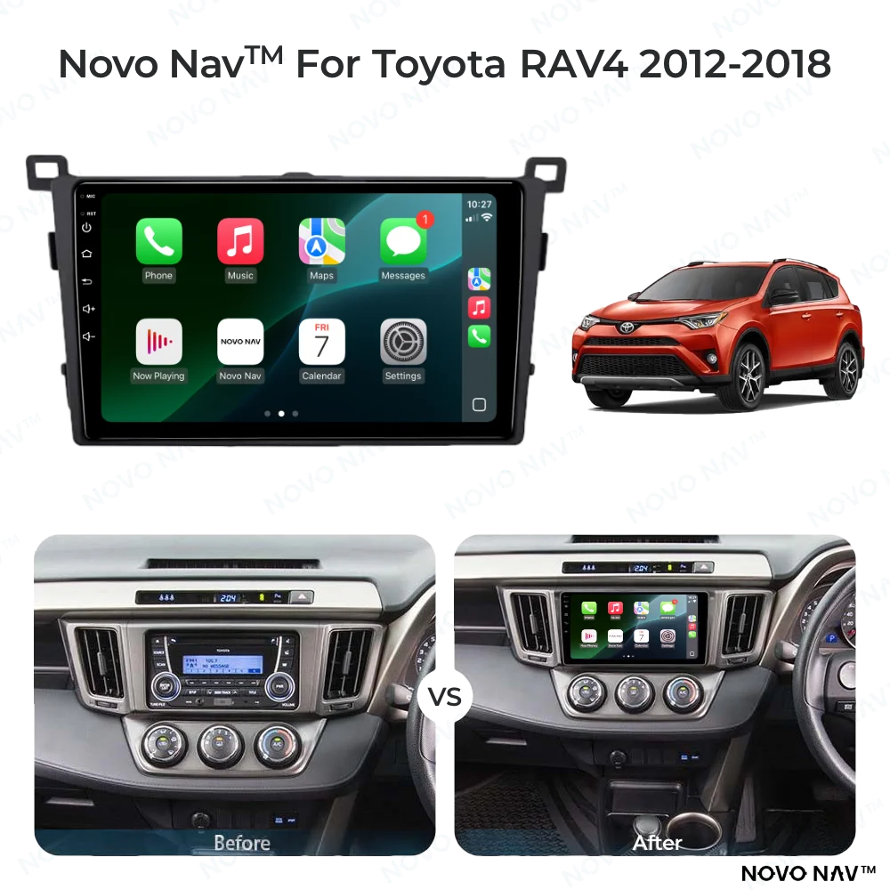 Toyota RAV4 2012-2018 CarPlay and Android Auto Upgrade Kit