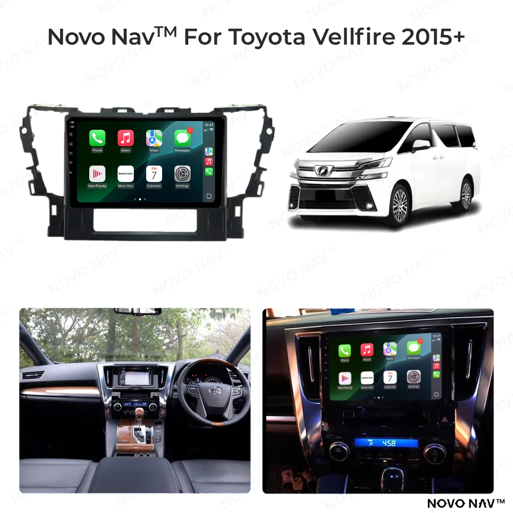 Toyota Vellfire 2015-2025 CarPlay and Android Auto Upgrade Kit