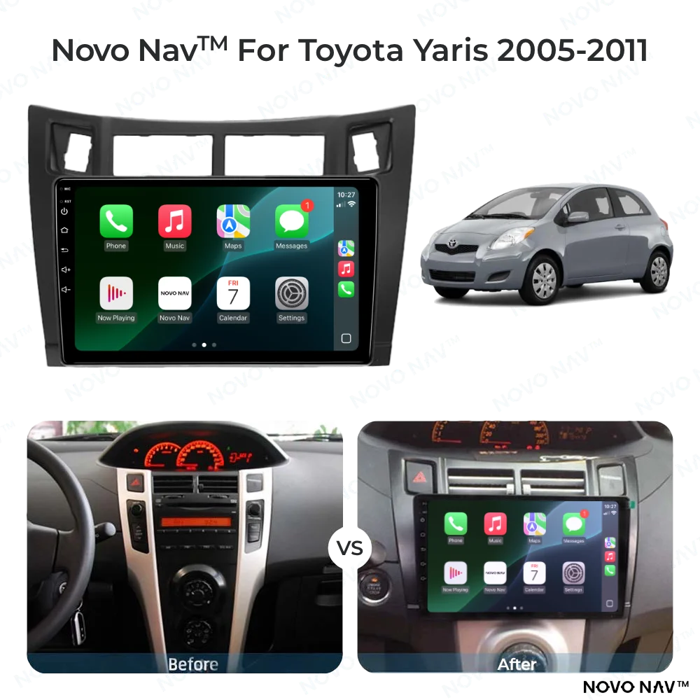 Toyota Yaris 2005-2011 CarPlay and Android Auto Upgrade Kit