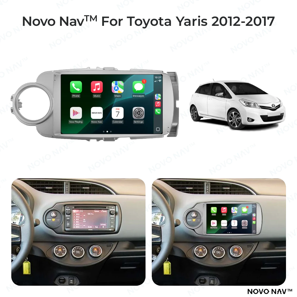Toyota Yaris 2012-2017 CarPlay and Android Auto Upgrade Kit