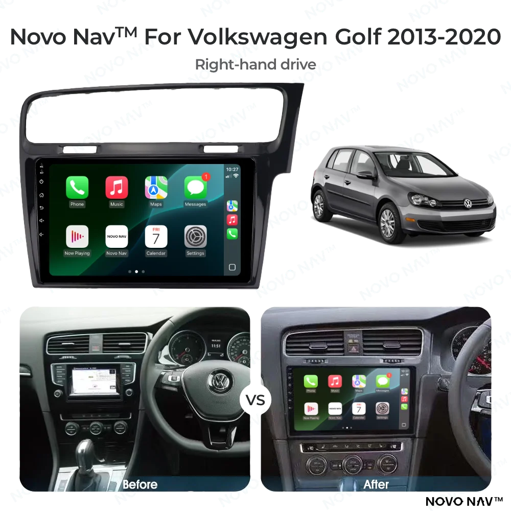 Volkswagen Golf 2013-2019 CarPlay and Android Auto Upgrade Kit