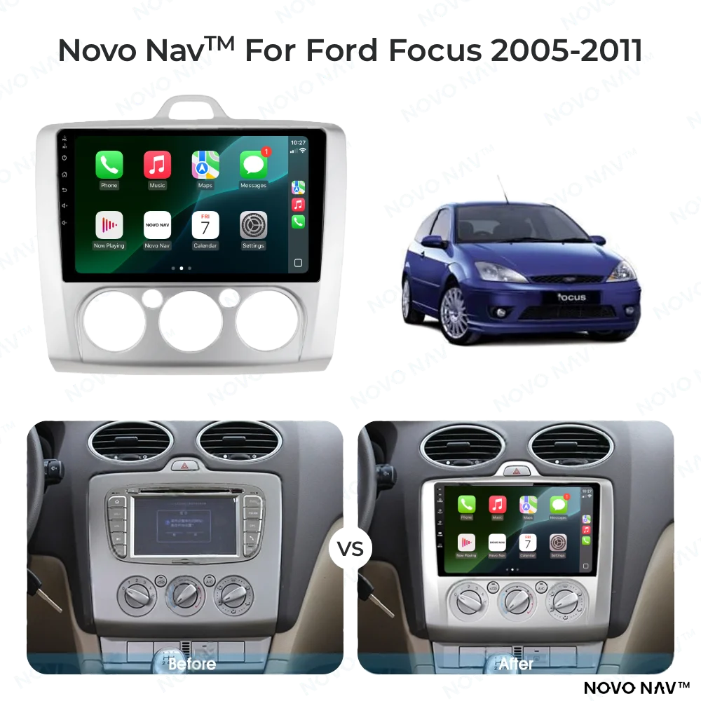 Ford Focus 2005-2011 CarPlay and Android Auto Upgrade Kit