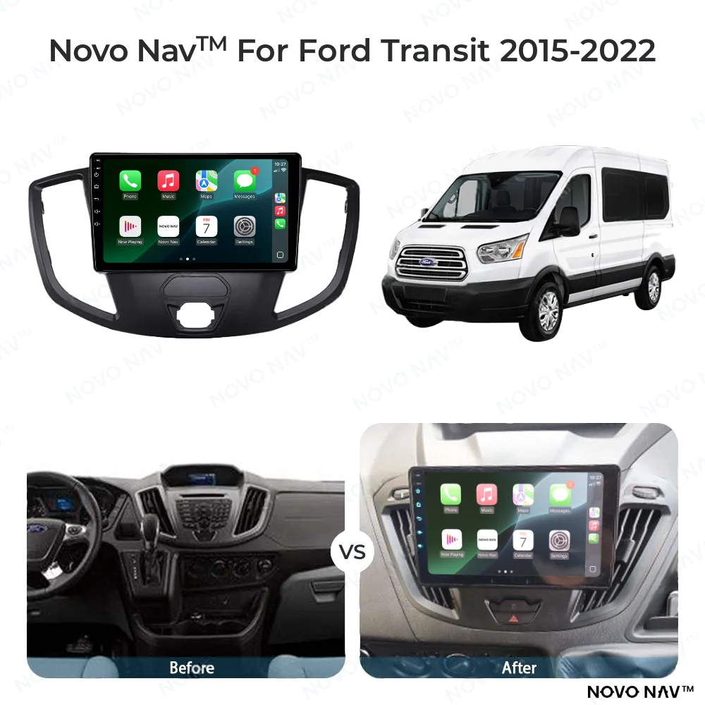 Ford Transit 2015-2022 CarPlay and Android Auto Upgrade Kit